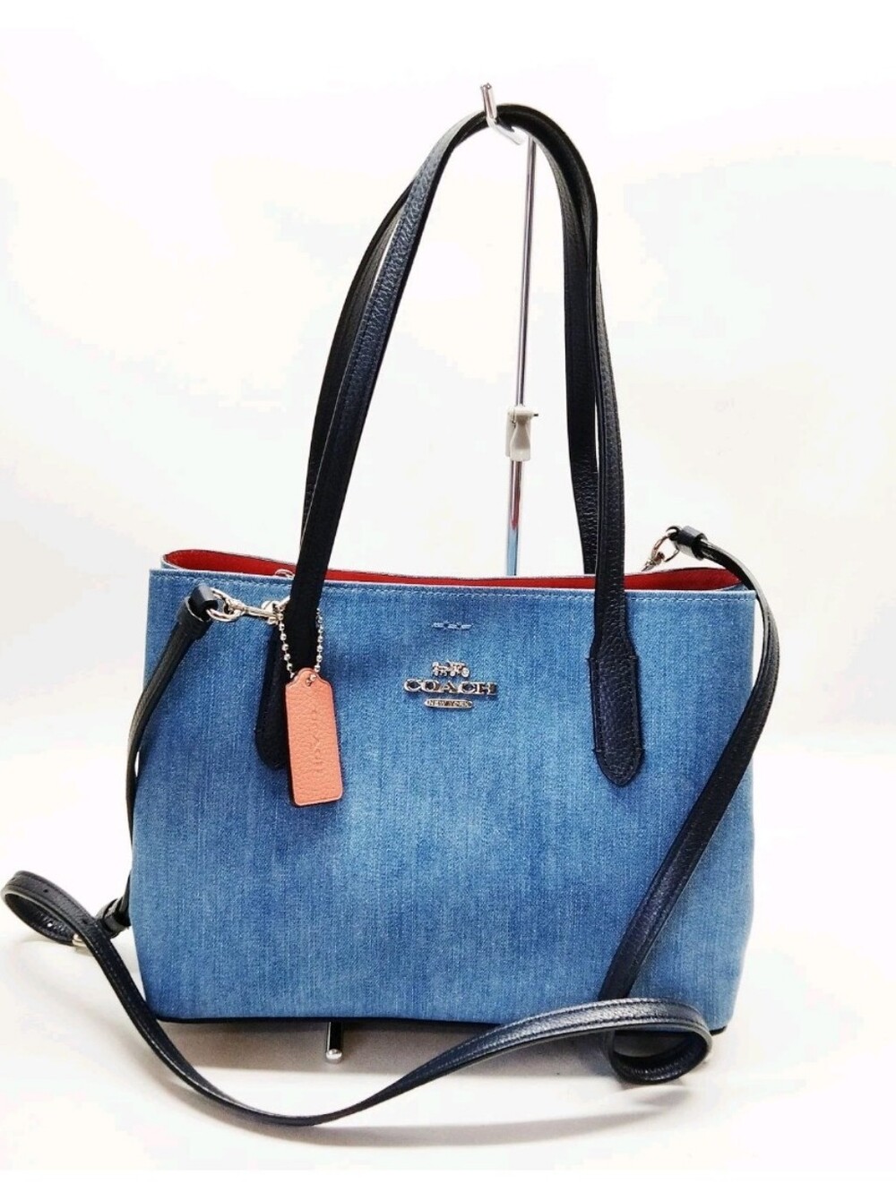 COACH Blue Denim Shoulder Bag/Crossnody Bag 3362210